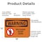 Signmission Spa Closed Do Not Enter OSHA Warning Sign, Aluminum, 18in W x 12in L, 2PK OS-2PACK-WS-A-1218-L-12837 - alternate 4